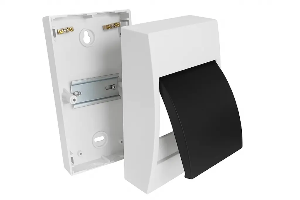 caja de distribución para breaker 4 circuitos