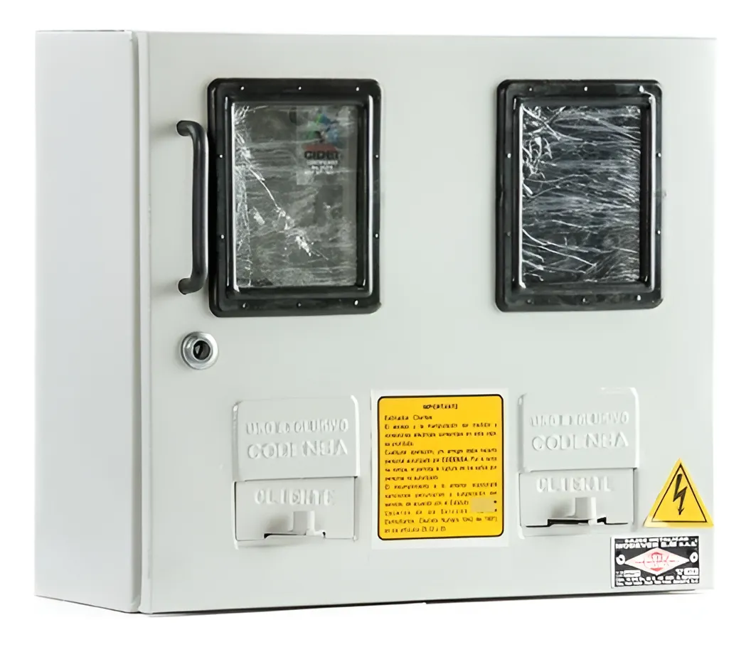 caja de distribución para breaker 4 circuitos