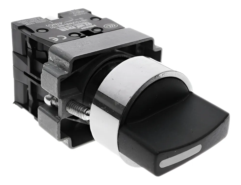 Selector De Muletilla Metálico 2 Posiciones 22mm