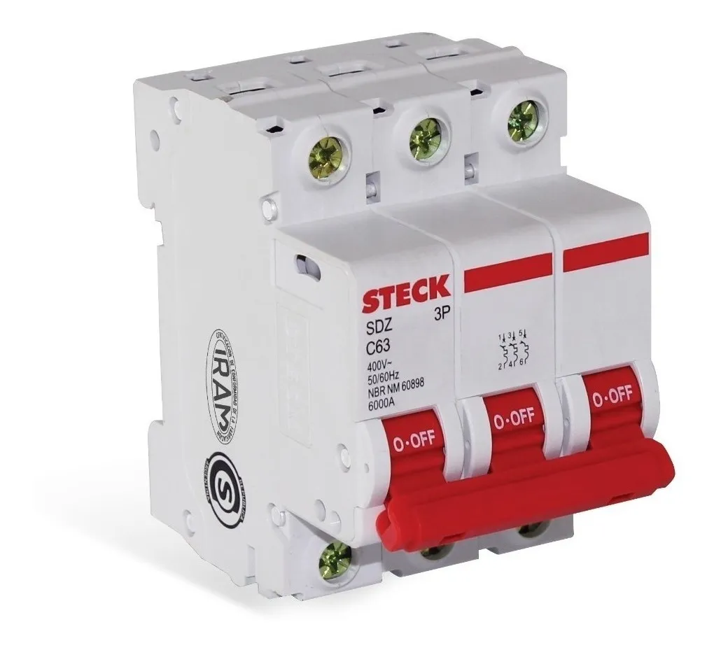 Breaker tripolar Steck 63A