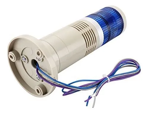 Torres de señalización led azul con alarmar