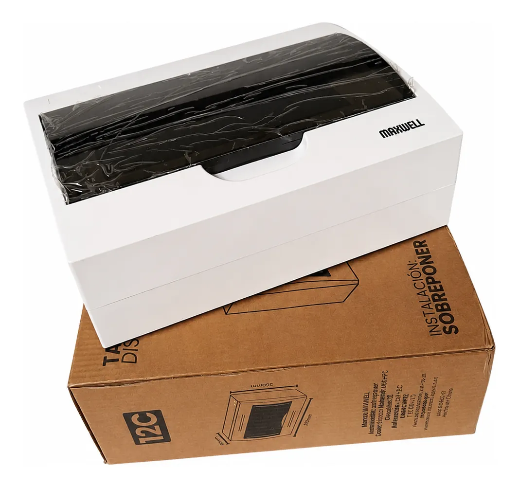 Tablero minipragma 12 circuitos sobreponer